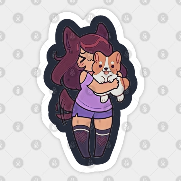 Aphmau's Love Line: Guardian of Hearts Sticker by Fadedstar